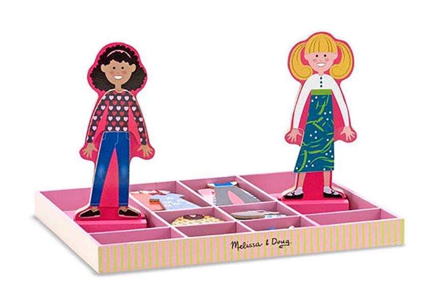 Melissa Doug Abby Emma Magnetic Dress Up Kit 60 Pieces School Specialty